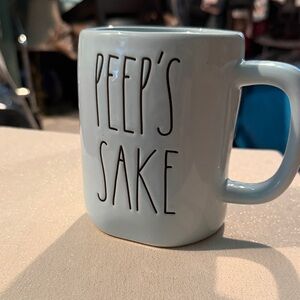Rae Dunn Light Blue "PEEP'S SAKE" Ceramic Mug